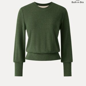 OGL Forest Green Long Sleeve Blouse NWT